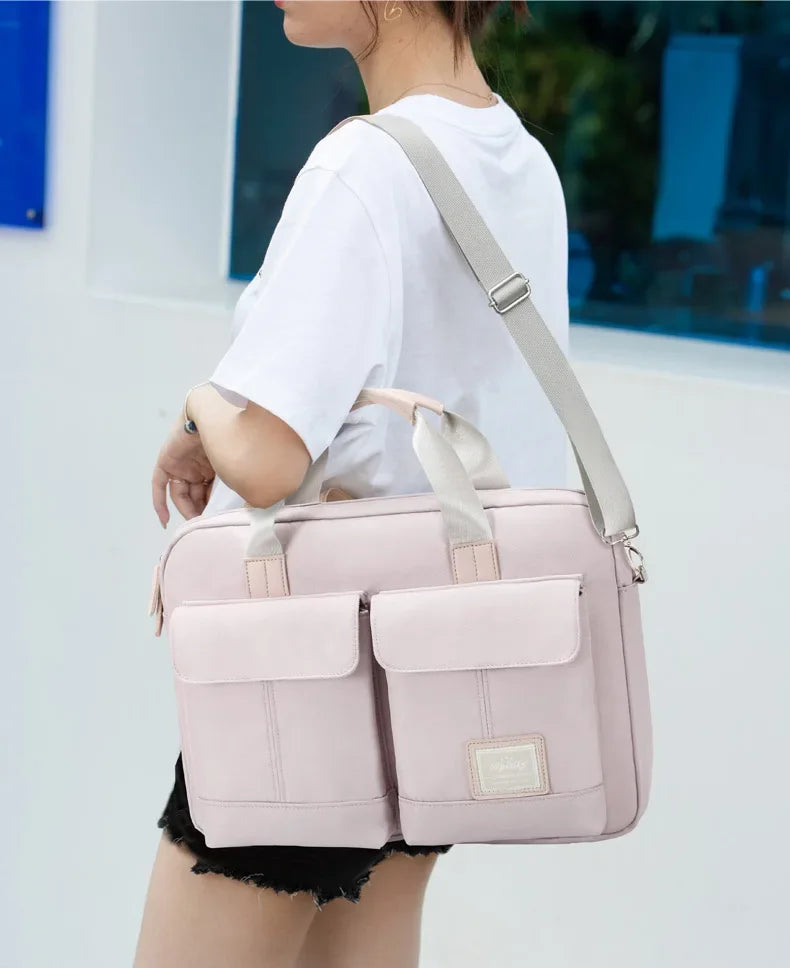 Stylish 16-Inch Laptop Messenger Bag