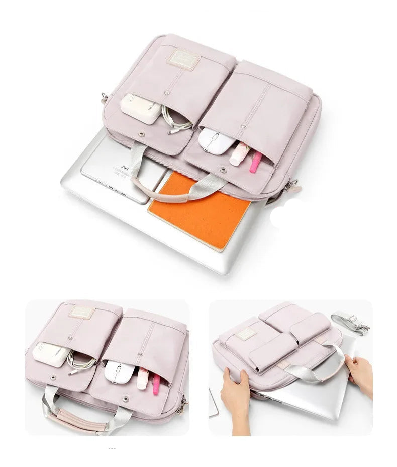 Stylish 16-Inch Laptop Messenger Bag