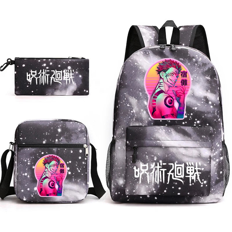 Stylish Anime backpack Set