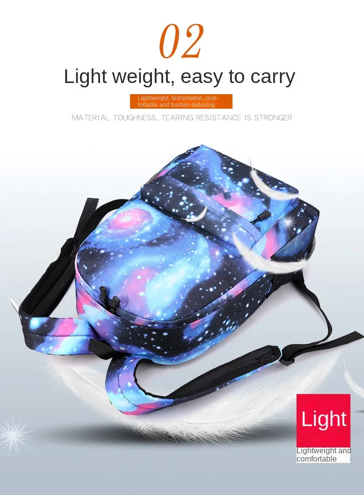 Stylish Anime backpack Set