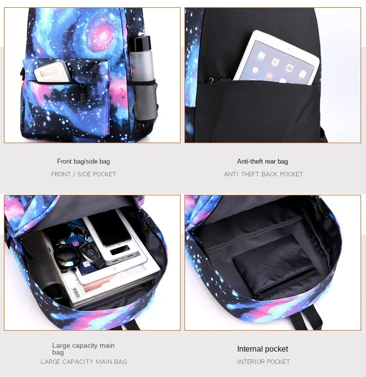 Stylish Anime backpack Set