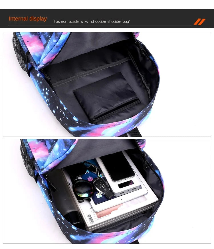 Stylish Anime backpack Set