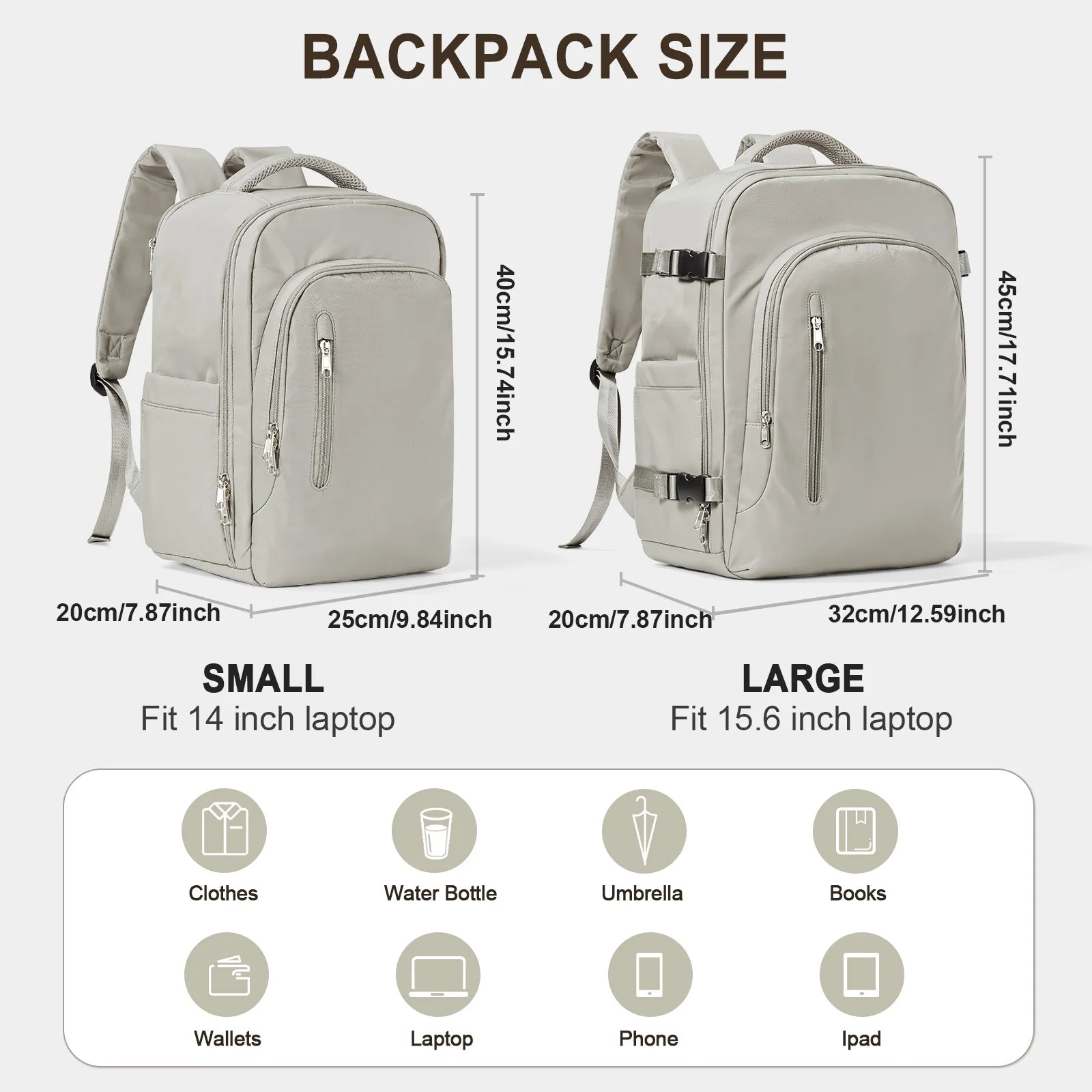 Stylish Large-Capacity Travel Backpack