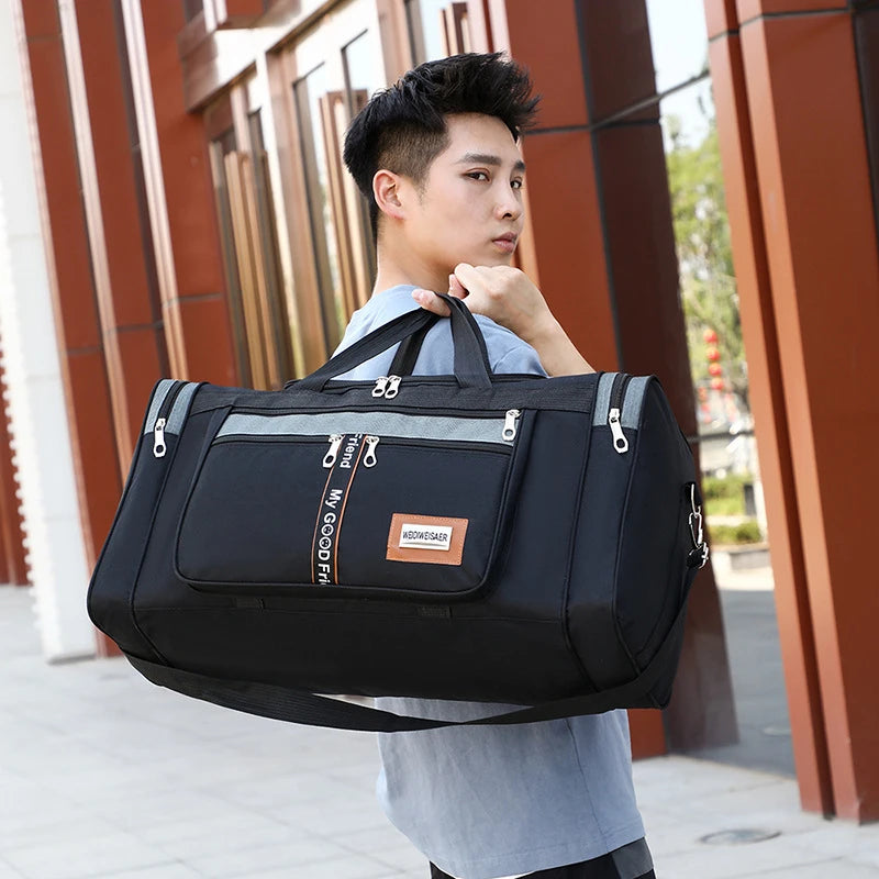 Stylish Nylon Travel Duffel Bag