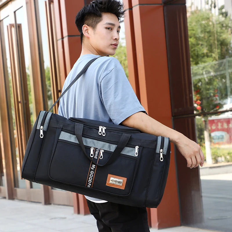 Stylish Nylon Travel Duffel Bag