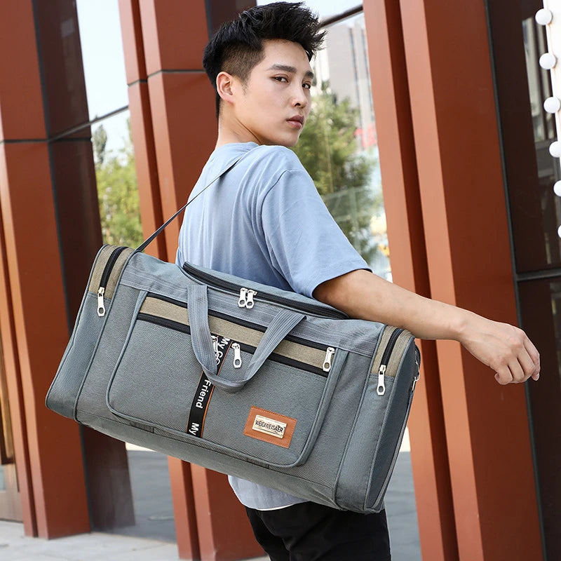 Stylish Nylon Travel Duffel Bag