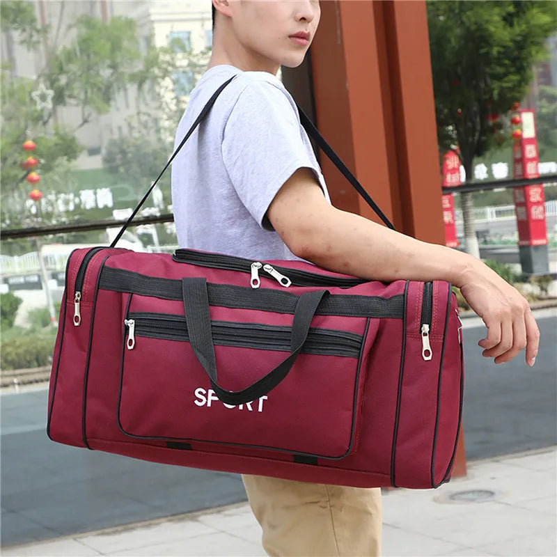 Stylish Nylon Travel Duffel Bag