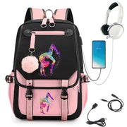 Stylish Watercolor School Backpack