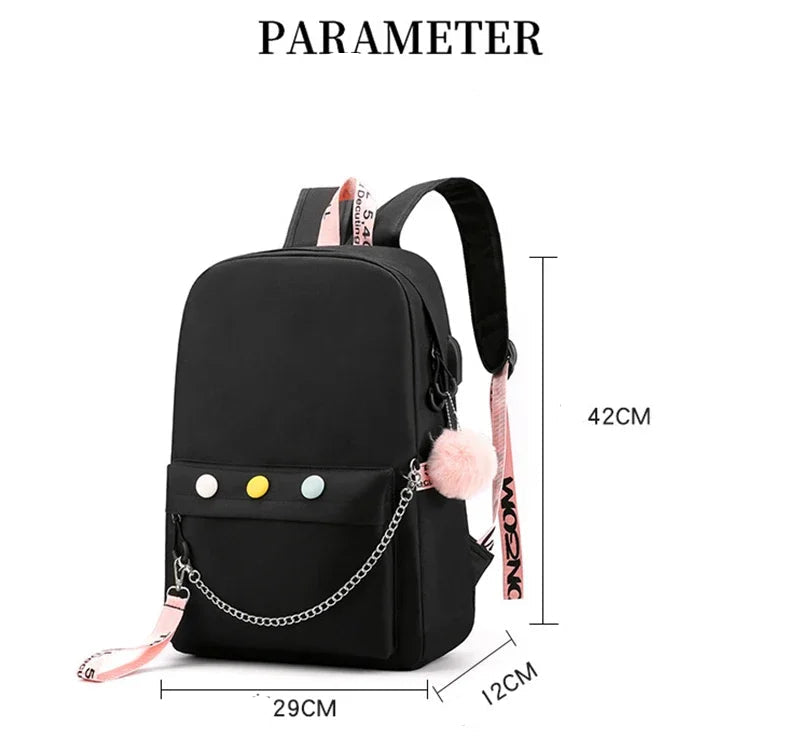 Trendy Graphic Backpack