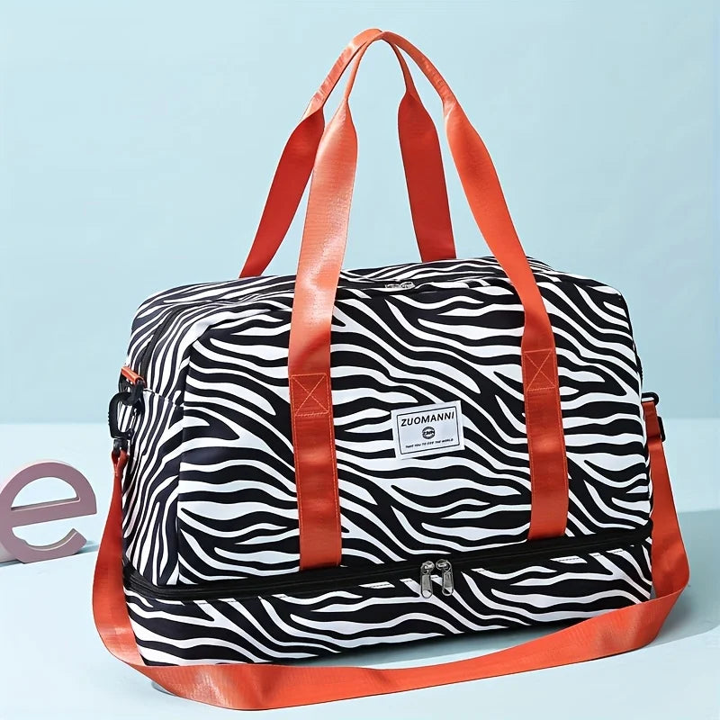 Trendy Pattern Sports & Travel Duffle Bag