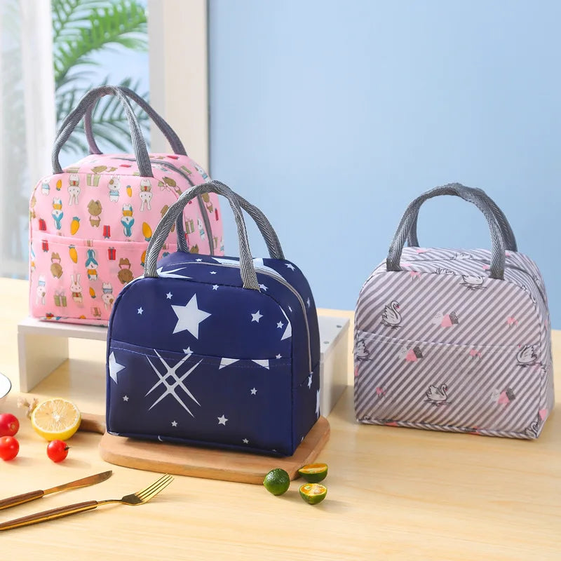 Trendy Portable Lunch Box Bag