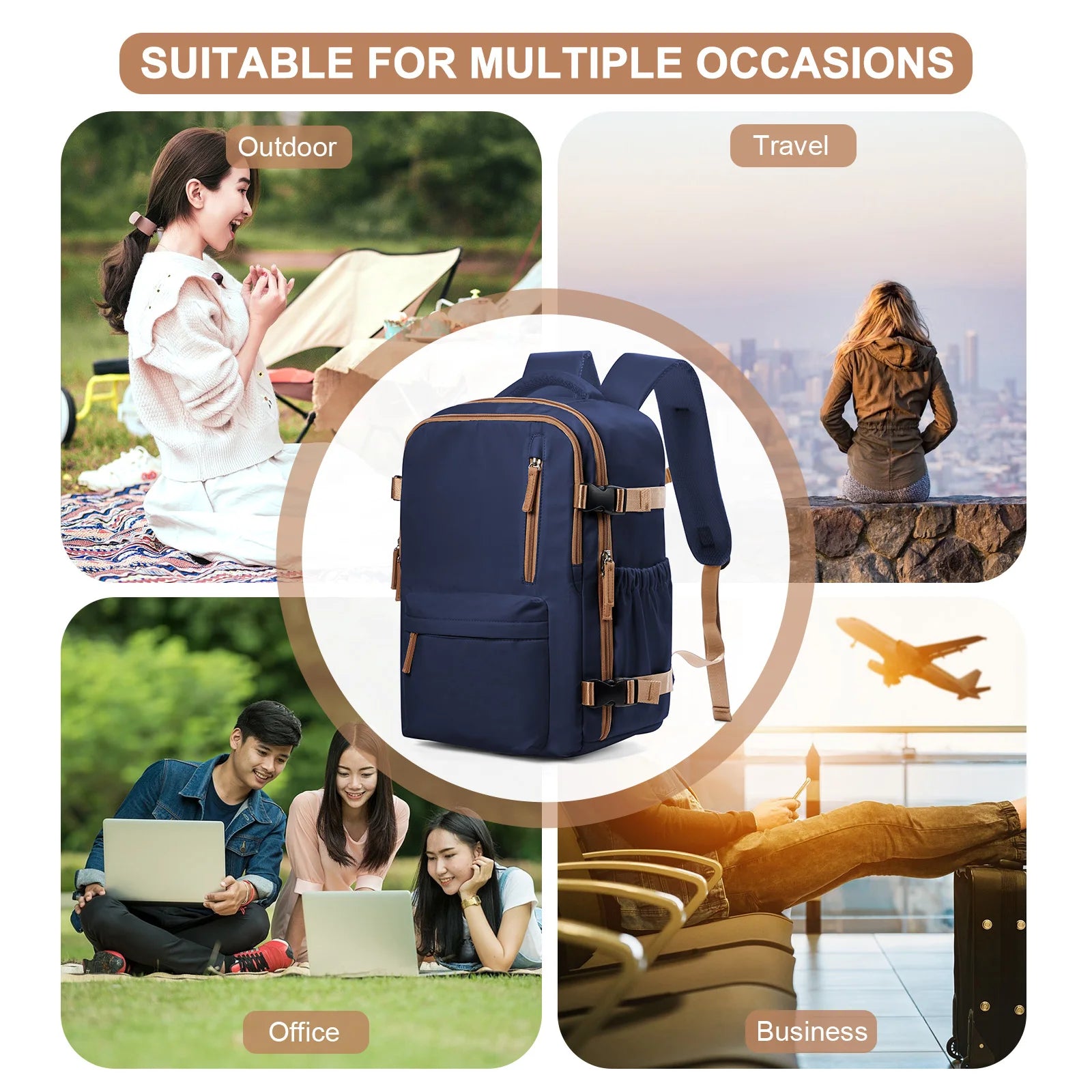 Versatile Carry-On Backpack