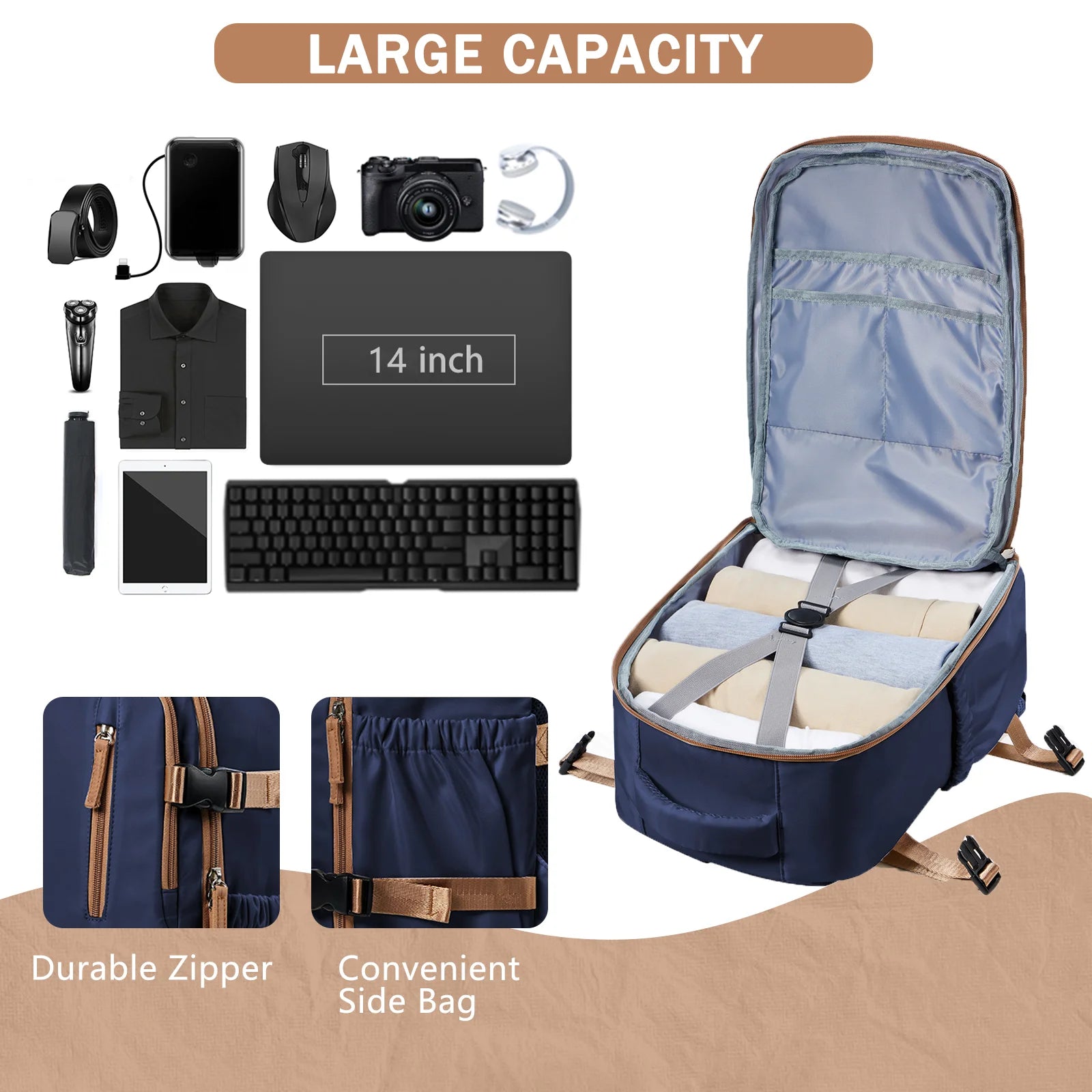 Versatile Carry-On Backpack