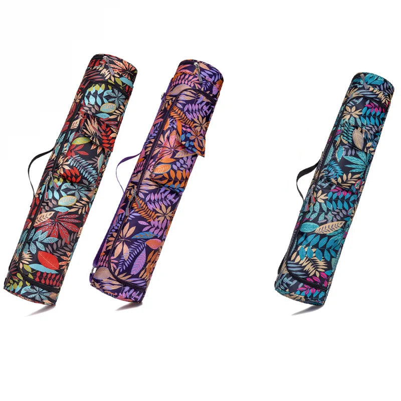 Versatile Printed Yoga Mat Bag
