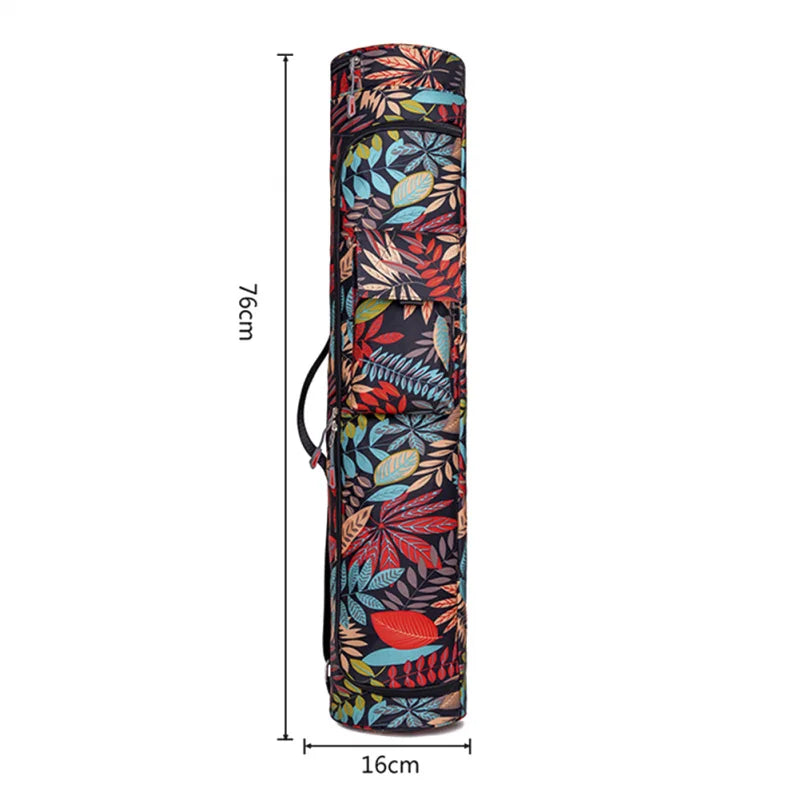 Versatile Printed Yoga Mat Bag