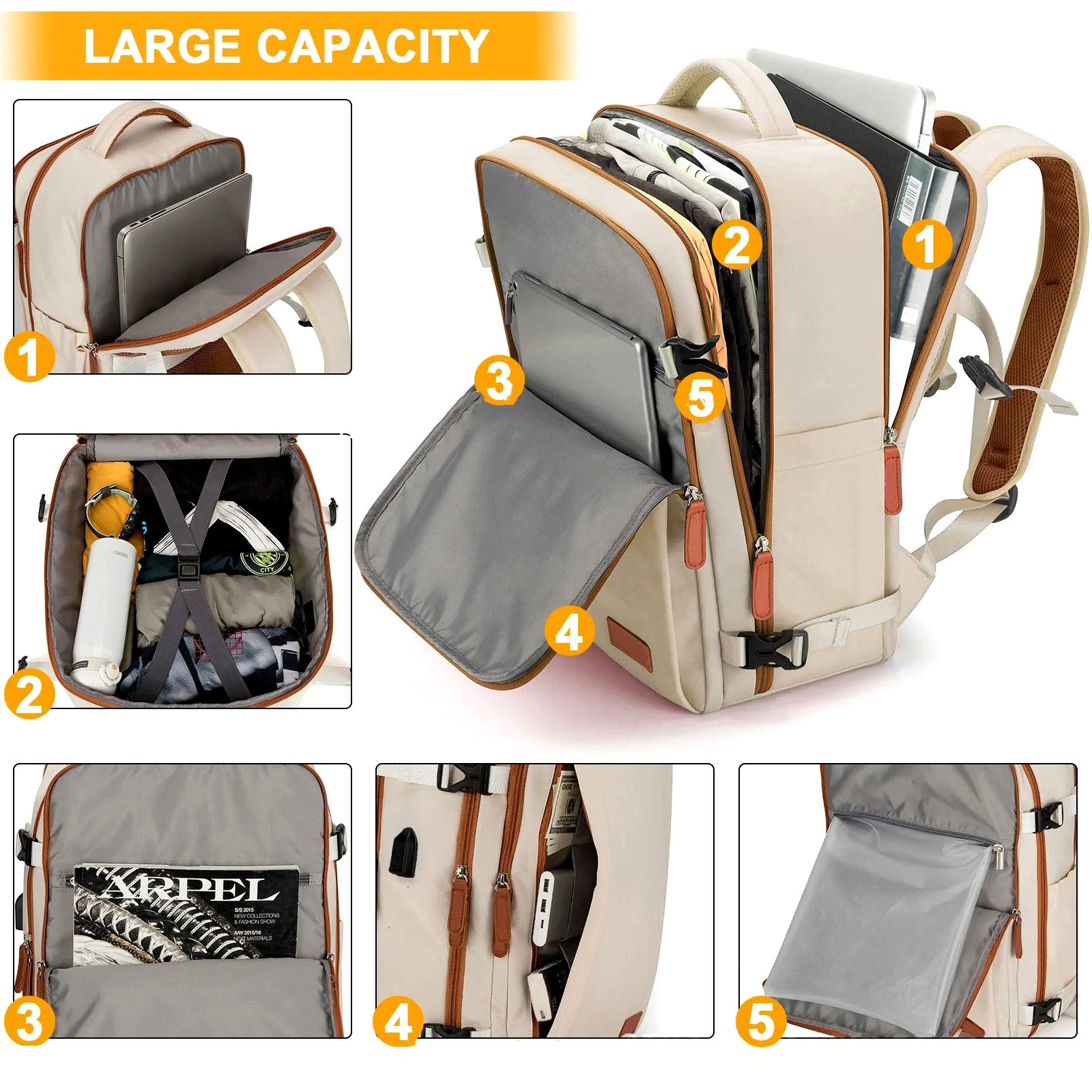 Versatile Travel Laptop Backpack