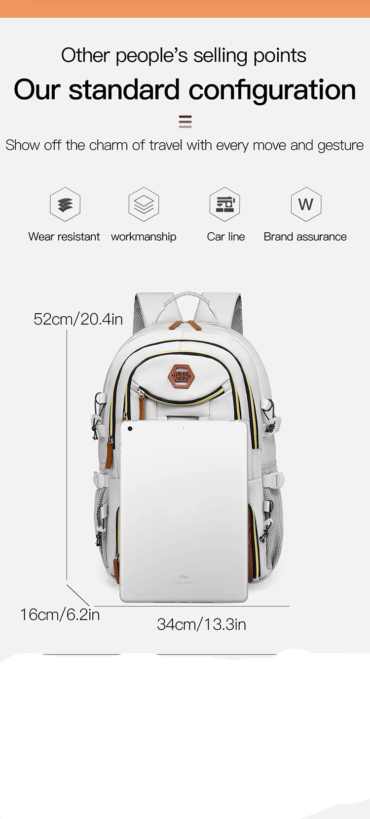 Versatile Waterproof Travel Backpack