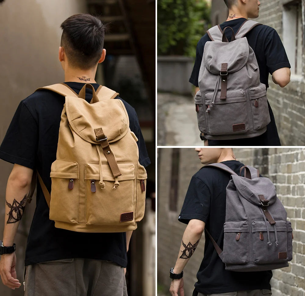 Vintage Canvas Backpack