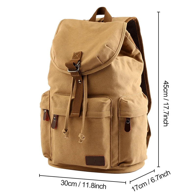Vintage Canvas Backpack