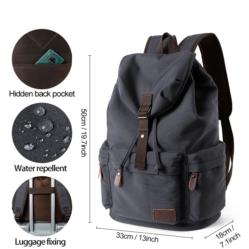 Vintage Canvas Backpack