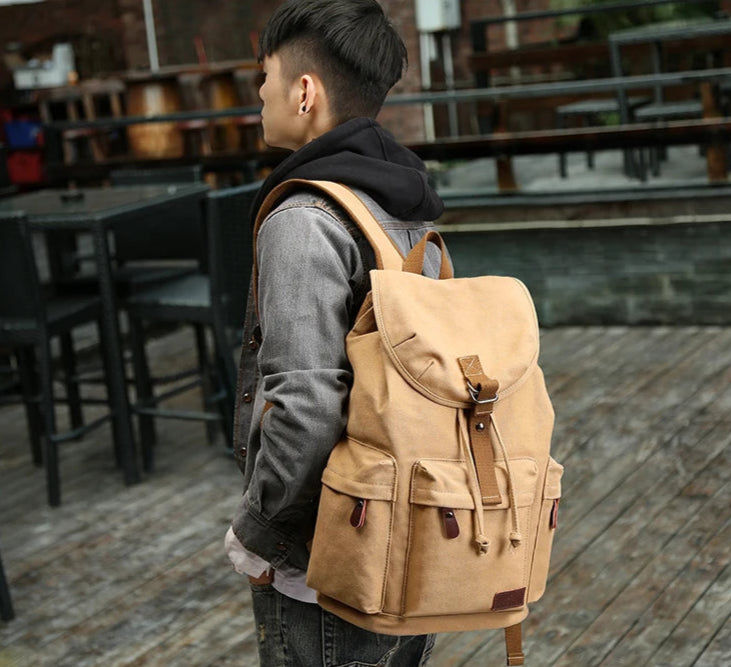 Vintage Canvas Backpack