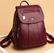 Vintage Soft Leather Women’s Backpack