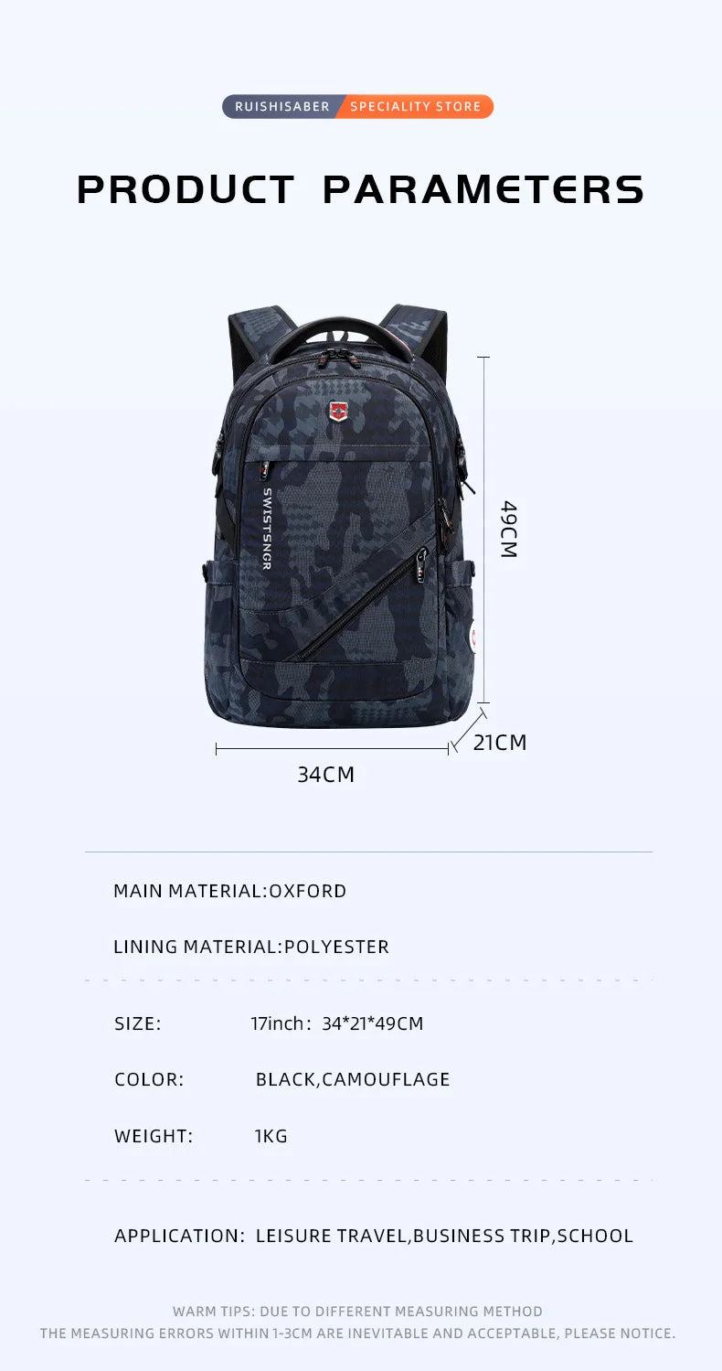 Water Resistant Laptop Backpack