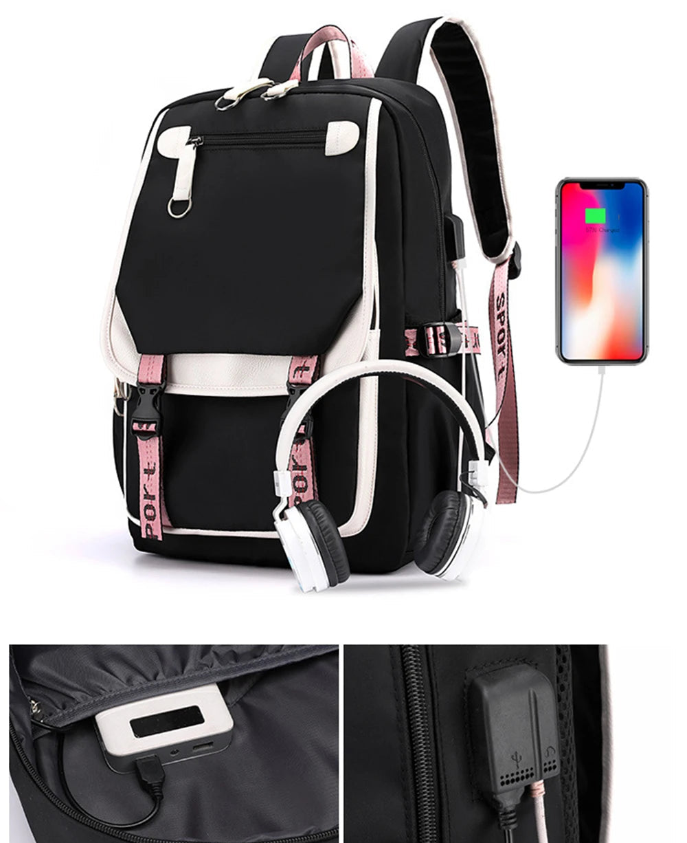 Watercolor Gymnastics Backpack