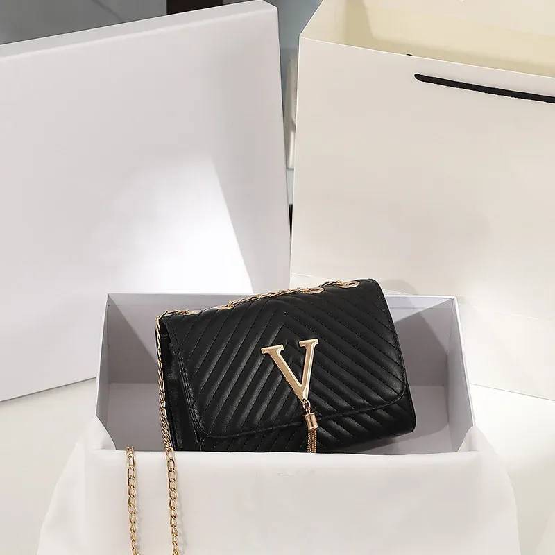 Embroidered Tassel Crossbody Bag