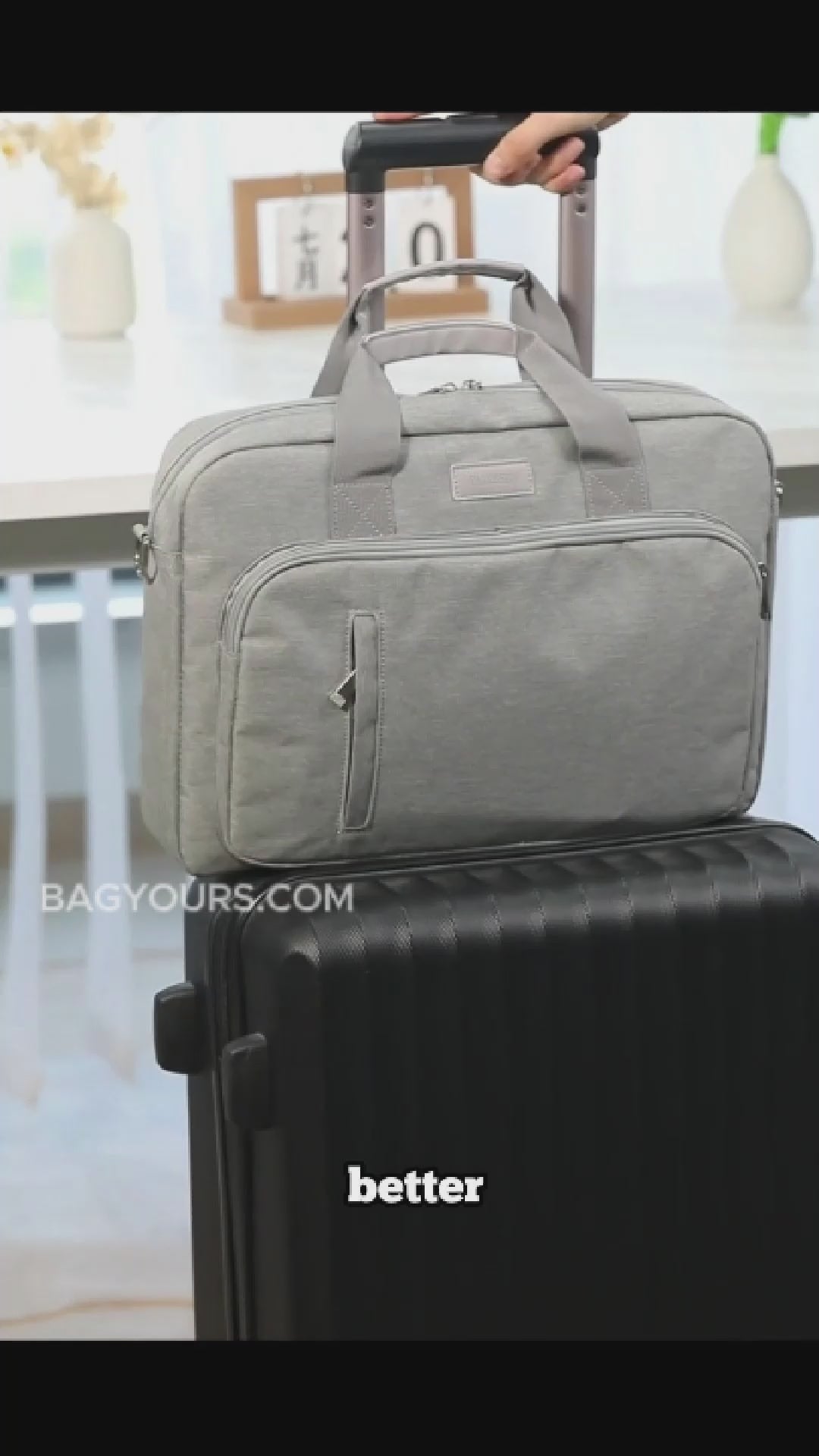 Load video: Stylish Waterproof Laptop Bag